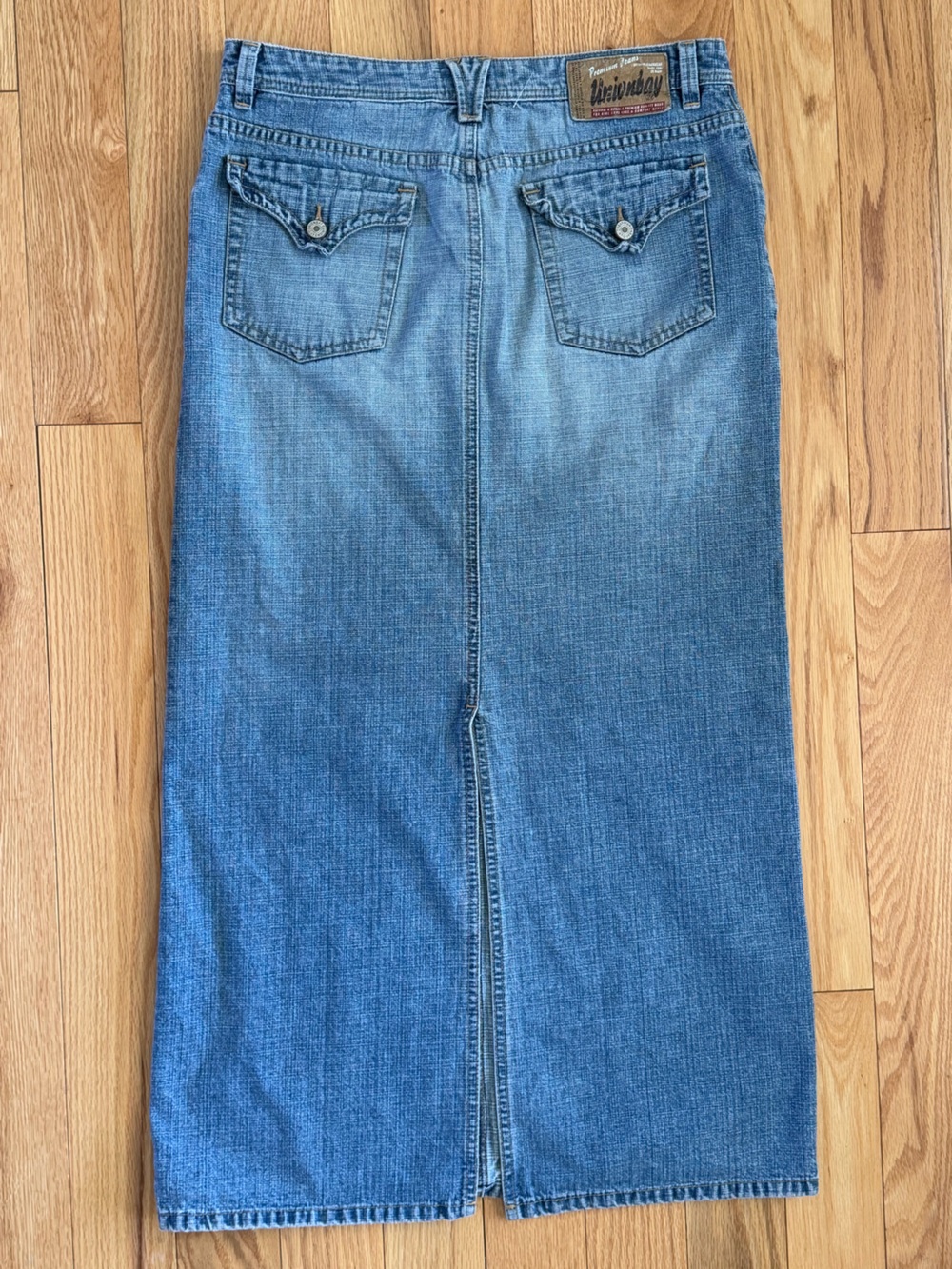 UNIONBAY Red-Label Light Blue Denim Skirt
